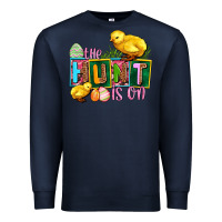 Navy the hunt is on Premium Sweatshirt - AdoDesignShop