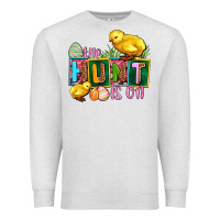 Oatmeal Heather the hunt is on Premium Sweatshirt - AdoDesignShop
