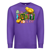 Purple the hunt is on Premium Sweatshirt - AdoDesignShop