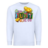 White the hunt is on Premium Sweatshirt - AdoDesignShop