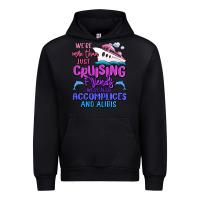 Black we're more than just cruising friends Urban Hoodie - MaliasSmallBusiness