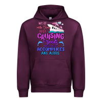 Mauve Wine we're more than just cruising friends Urban Hoodie - MaliasSmallBusiness