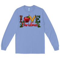 Colony Blue Western Christmas Love Long Sleeve Tee - RanaPortraitStore