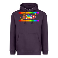 Plum lgbtq dad  libbey glass Heavyweight Hoodie - HRA Design Shop