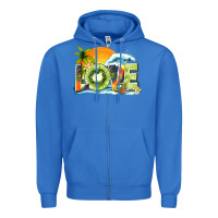 True Royal love kiwi summer Zipper Hoodie - texasbilliewilder