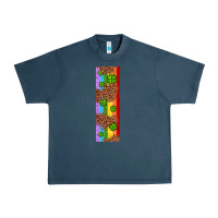 Midnight Navy St. Patrick's Day Western Shamrock Leopard Rainbow Urban Heavy Tee - Artiststas