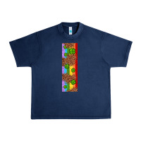 Navy St. Patrick's Day Western Shamrock Leopard Rainbow Urban Heavy Tee - Artiststas