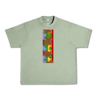 Oil Green St. Patrick's Day Western Shamrock Leopard Rainbow Urban Heavy Tee - Artiststas