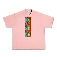 Salmon St. Patrick's Day Western Shamrock Leopard Rainbow Urban Heavy Tee - Artiststas