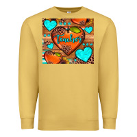 Antique Gold teacher hearts Premium Sweatshirt - JahusDesignShop