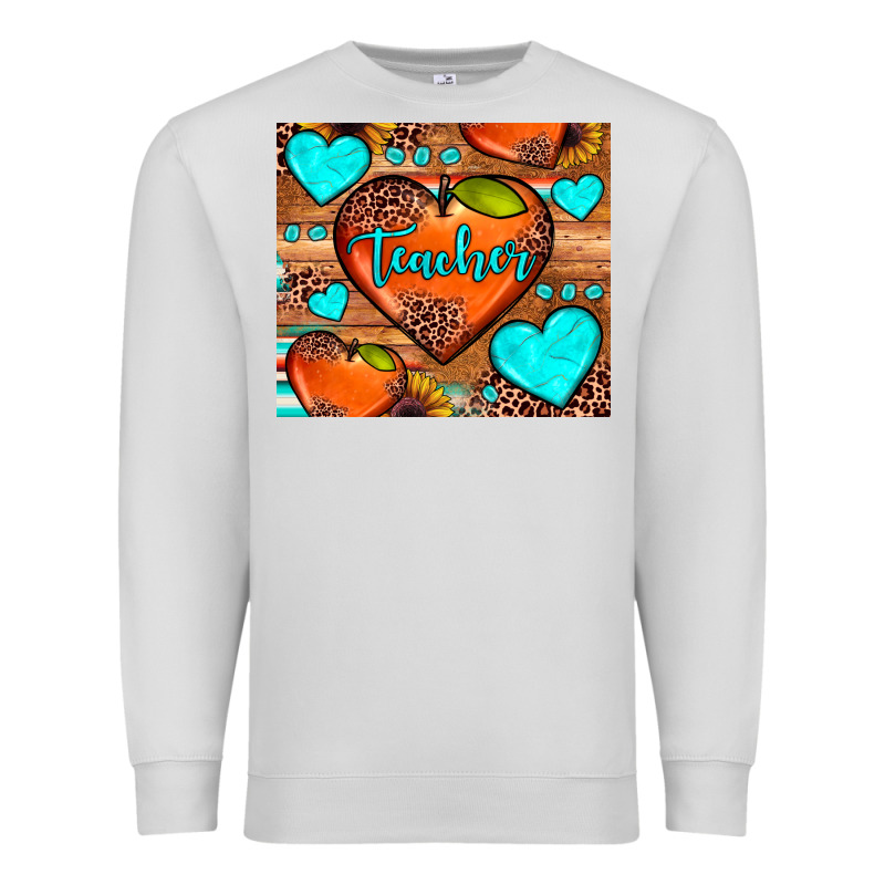 Teacher Hearts Premium Sweatshirt by JahusDesignShop | Teevron