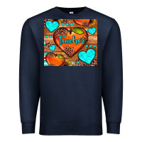 Navy teacher hearts Premium Sweatshirt - JahusDesignShop