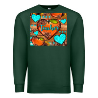 Sports Green teacher hearts Premium Sweatshirt - JahusDesignShop