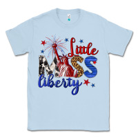 Dusty Blue little miss liberty billie wilder Classic Tee - texasbilliewilder