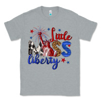 Heather Grey little miss liberty billie wilder Classic Tee - texasbilliewilder