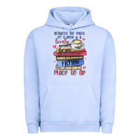 Pigment Grape Ice between the pages of a book is lovely place to be Urban Hoodie - MaliasSmallBusiness