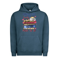 Pigment Midnight Navy between the pages of a book is lovely place to be Urban Hoodie - MaliasSmallBusiness