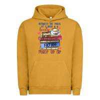 Pigment Peanut Butter between the pages of a book is lovely place to be Urban Hoodie - MaliasSmallBusiness