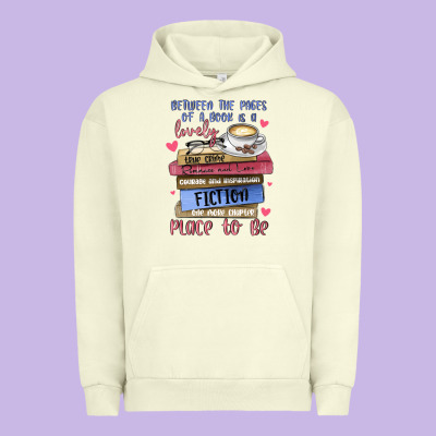 Between The Pages Of A Book Is Lovely Place To Be Urban Hoodie Designed By Maliassmallbusiness