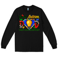Black im an autism dad whats your superpower Long Sleeve Tee - Zillion Design Studio