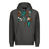 Charcoal Heather Just Mom It Premium Hoodie - Jasminsmagicworld