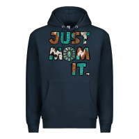 Navy Just Mom It Premium Hoodie - Jasminsmagicworld