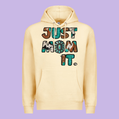 Just Mom It Premium Hoodie Designed By Jasminsmagicworld