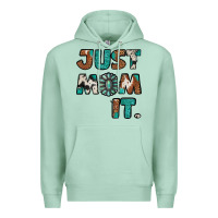 Seafoam Just Mom It Premium Hoodie - Jasminsmagicworld