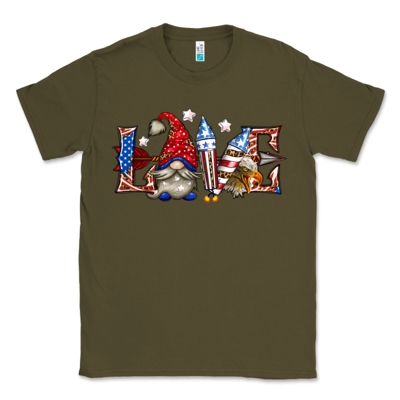 Love 4th July With Gnome Billie Wilder Classic Tee by texasbilliewilder | Teevron