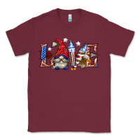 Burgundy love 4th july with gnome billie wilder Classic Tee - texasbilliewilder
