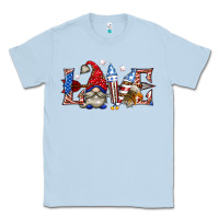 Dusty Blue love 4th july with gnome billie wilder Classic Tee - texasbilliewilder