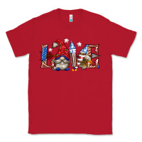 Red love 4th july with gnome billie wilder Classic Tee - texasbilliewilder