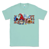 Seafoam love 4th july with gnome billie wilder Classic Tee - texasbilliewilder