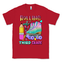 Red rolling into third grade Classic Tee - BundleAndBundleShop