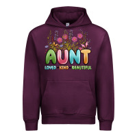 Mauve Wine aunt loved kind beautiful Urban Hoodie - MaliasSmallBusiness