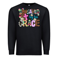 Black saved by his grace Premium Sweatshirt - AdoDesignShop