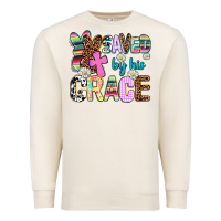 Sandshell saved by his grace Premium Sweatshirt - AdoDesignShop