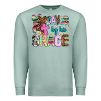 Seafoam saved by his grace Premium Sweatshirt - AdoDesignShop