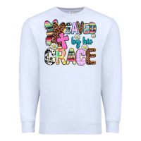 White saved by his grace Premium Sweatshirt - AdoDesignShop
