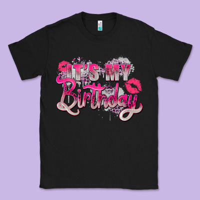 Classic Tee pink its my birthday