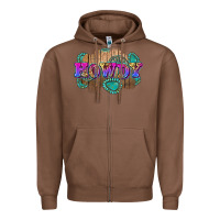 Chestnut howdy Zipper Hoodie - Zillion Design Studio