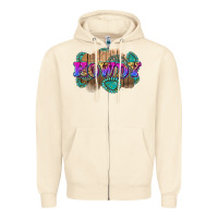 Sandshell howdy Zipper Hoodie - Zillion Design Studio