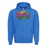 True Royal howdy Zipper Hoodie - Zillion Design Studio