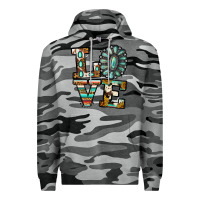 Slate Camo Turquoise Love Premium Hoodie - Jasminsmagicworld