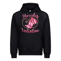 Black howdy valentine Urban Hoodie - MaliasSmallBusiness