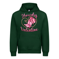 Forest Green howdy valentine Urban Hoodie - MaliasSmallBusiness