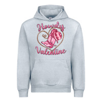 Heather Grey howdy valentine Urban Hoodie - MaliasSmallBusiness