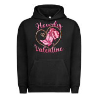 Pigment Black howdy valentine Urban Hoodie - MaliasSmallBusiness