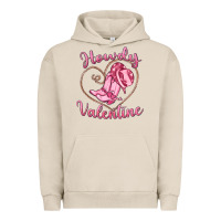 Pigment French Oak howdy valentine Urban Hoodie - MaliasSmallBusiness