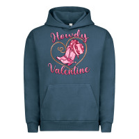 Pigment Midnight Navy howdy valentine Urban Hoodie - MaliasSmallBusiness
